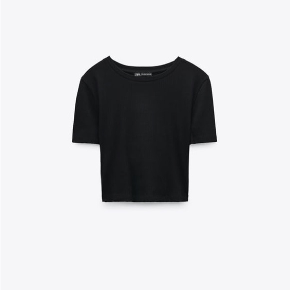 ZARA Ribbed Crop Top